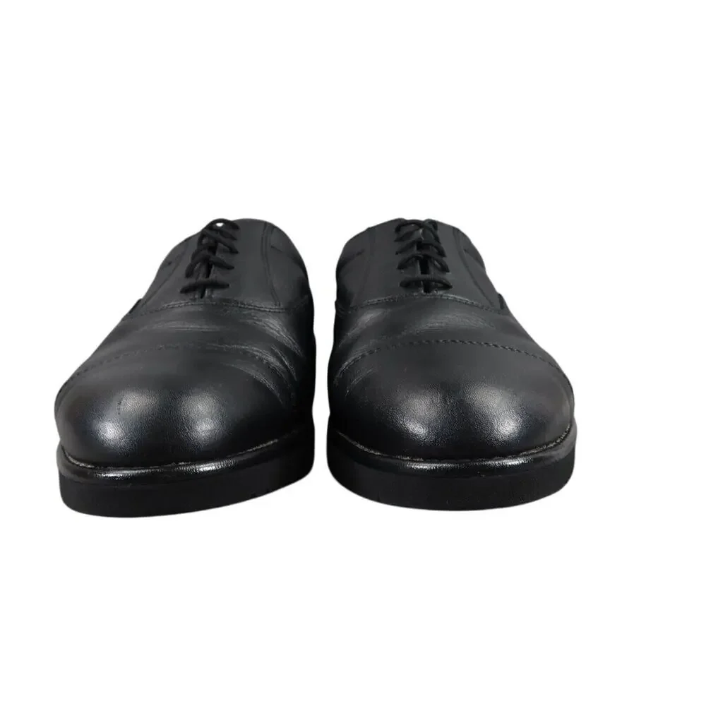 Dexter Shoes Mens 11.5 Oxford Dress Cap Toe Leather Comfort Formal Black Career